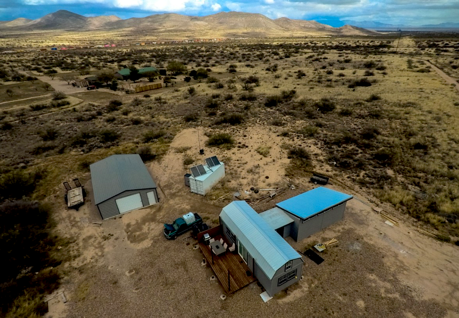 Living Off Grid - Living in a Tiny Homel in the High Desert of Northern Arizona