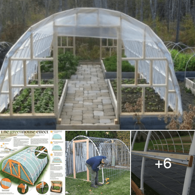 Off Grid Living - How to Build a Greenhouse and Cold Garden Frame Out of PVC Pipe