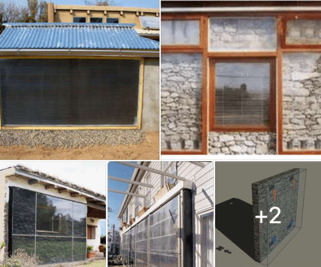 Off Grid Living - How to Build a Passive Solar Heater Trombe Wall with Stones or Sheet Metal Off Grid Living - How to Build a Passive Solar Heater Trombe Wall with Stones or Sheet Metal