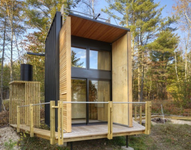 Living Off Grid in Wisconsin - Father and son build a tiny off-the-grid cabin in Wisconsin